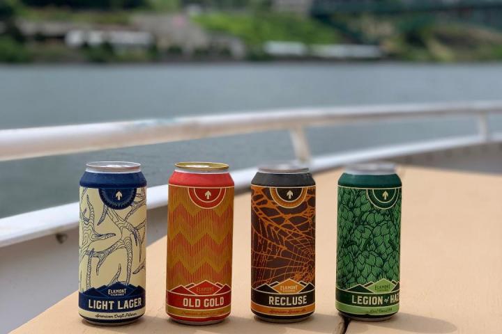 a can of soda on a table